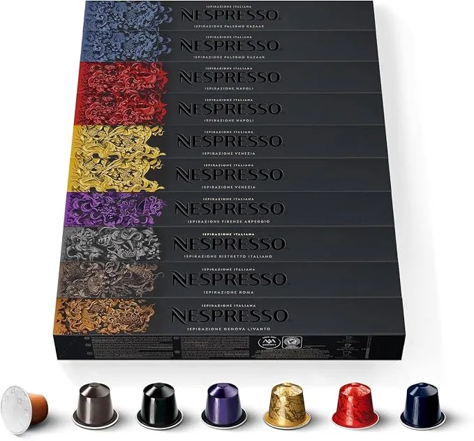 Assortiment de café Nespresso 100 Capsules